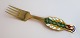 Michelsen. Weihnachtsgabel. 1996. Sterling (925). Design Björn Nörgaard