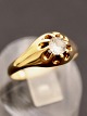 14 carat gold ring with zircon