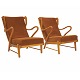 A pair of armchairs designed by Otto Færge and produced ...