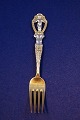 Michelsen Weihnachten Löffel und Gabeln aus dänisch vergoldet Sterling Silber. Anton Michelsen ...