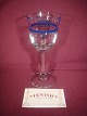 Blue Bell Glas 
Weißwein 
Holmegård Höhe 
17,5 cm