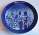 Royal 
Copenhagen (RC) 
Christmas Plate 
from 1988 
"Christmas Eve 
in Copenhagen”. 
Designed by 
Sven ...