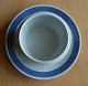 Trankebar fajance porcelæn, smørskåle med låg Nr. 1263