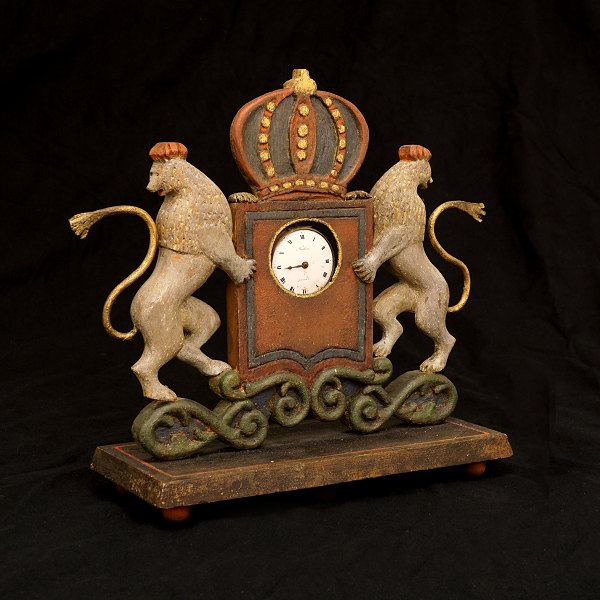 Pocket Watch stand. Denmark circa 1750. H: 29cm. W: 31cm