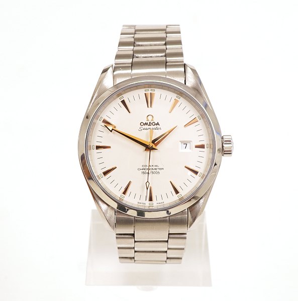 Omega Seamaster Aqua Terra Co-Axial Chronometer 150M.
Year 2006.
D: 42mm
