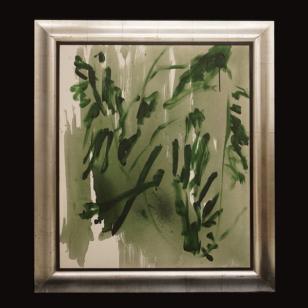 Claus Carstensen, b. 1957. Signed circa 1995. Oil on canvas. Visible size: 
95x80cm. With frame: 115x100cm