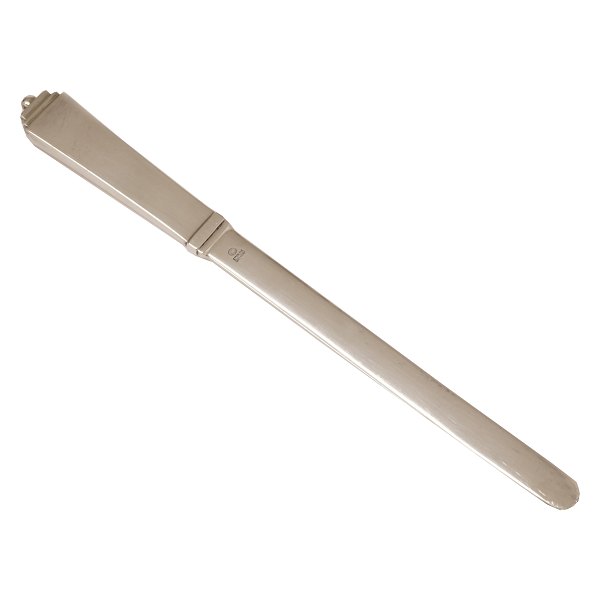 Georg Jensen sterlingsilver Pyramid paper knife. L: 25cm