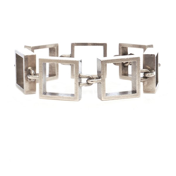 Hans Hansen Armband aus Sterlingsilber. Gestempelt Hans Hansen. L: 20cm