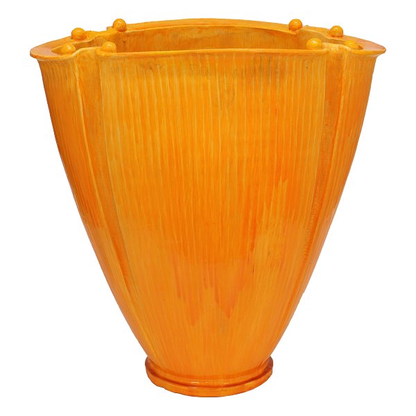 Grosse Kæhler Vase aus Steingut von Svend Hammershøi 1920er Jahre. H: 53cm