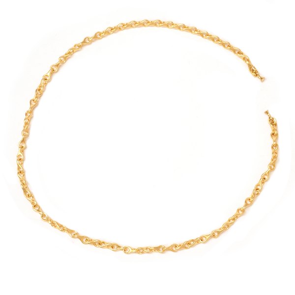 Ole Lynggaard Copenhagen 14kt Gold "8"-Halskette. L: 45cm