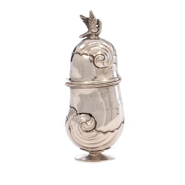 Riechdose aus Silber. H: 8,5cm