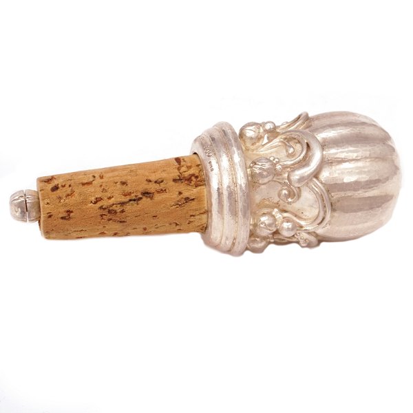 Georg Jensen Korken aus Sterlingsilber. Design aus dem Jahre 1918. #100. L: 9,8cm